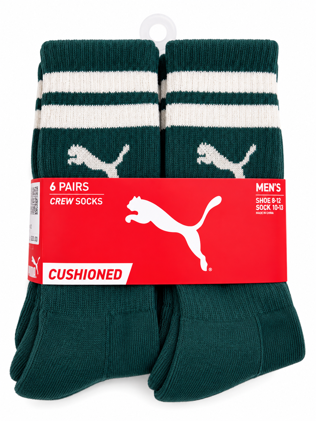 CALCETA PUMA LARGA CABALLERO 6PACK